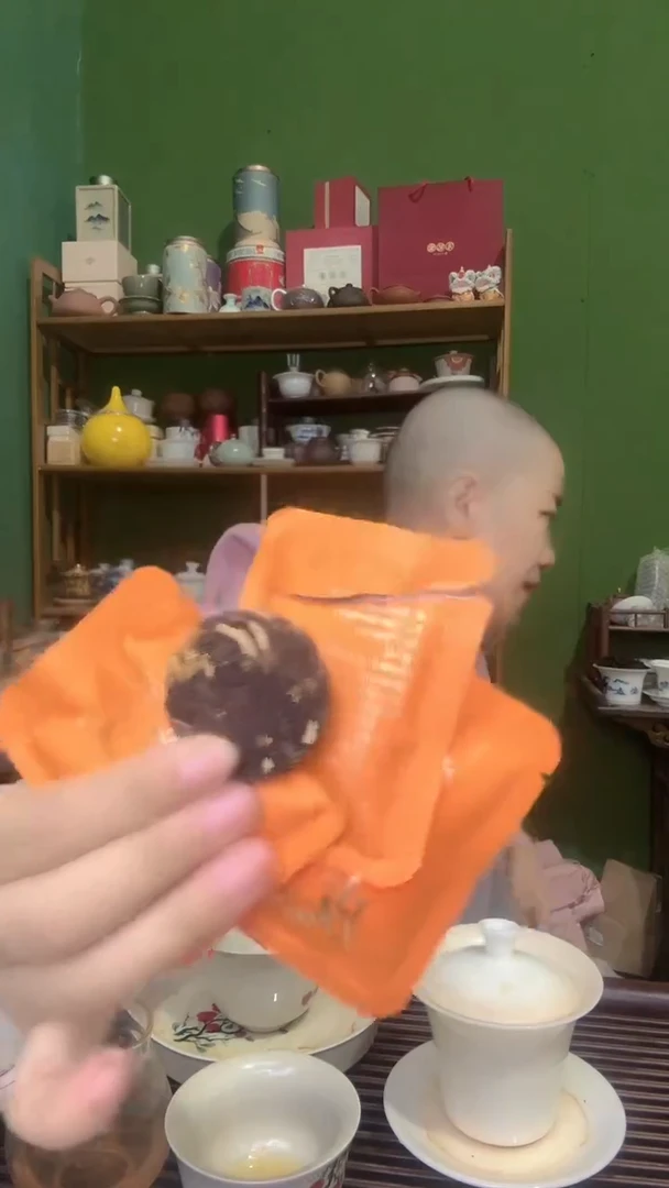 彩选单品陈皮六堡茶3片