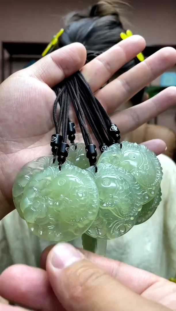 岫玉未镶嵌吊坠多样性发货其中发一