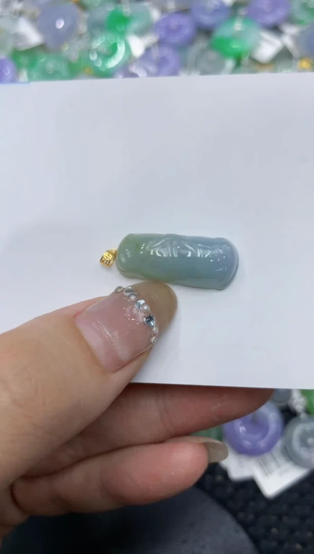【闪购商品】翡翠颈饰18K金镶嵌 222222222