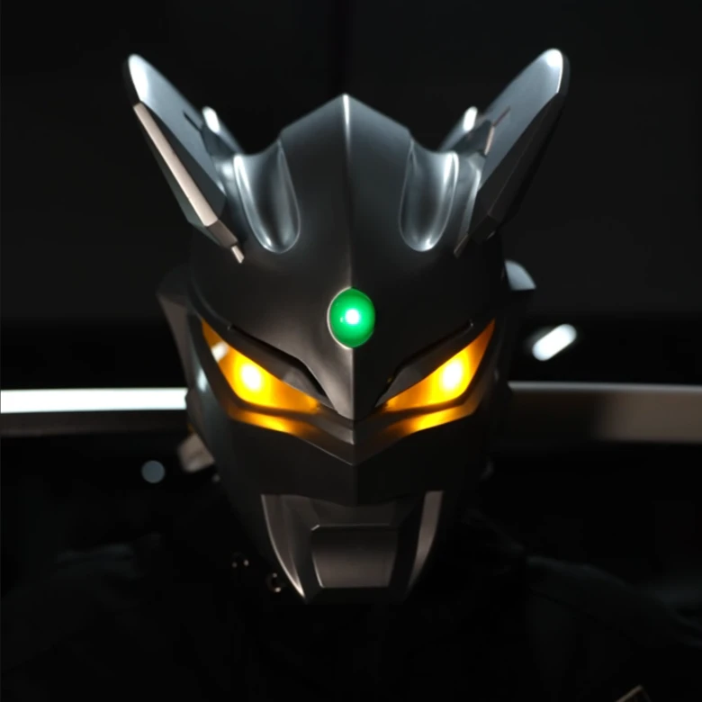 高阶赛罗洛普斯奥特曼可发光触摸成人礼物发光面具玩具