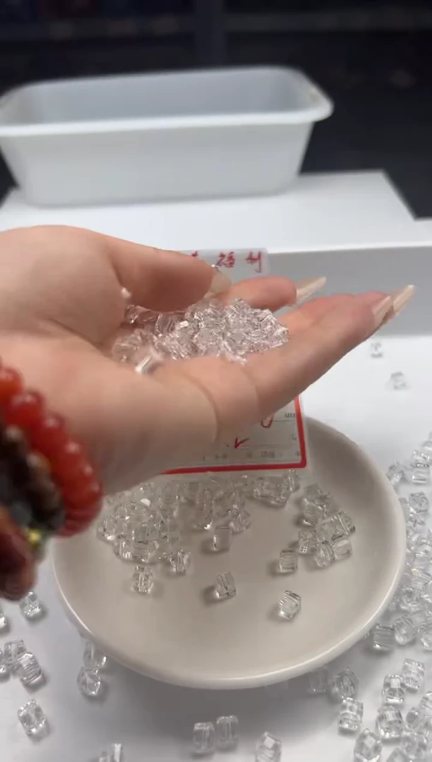 未镶嵌颈饰水晶w2836白水晶小方块6mm*40颗