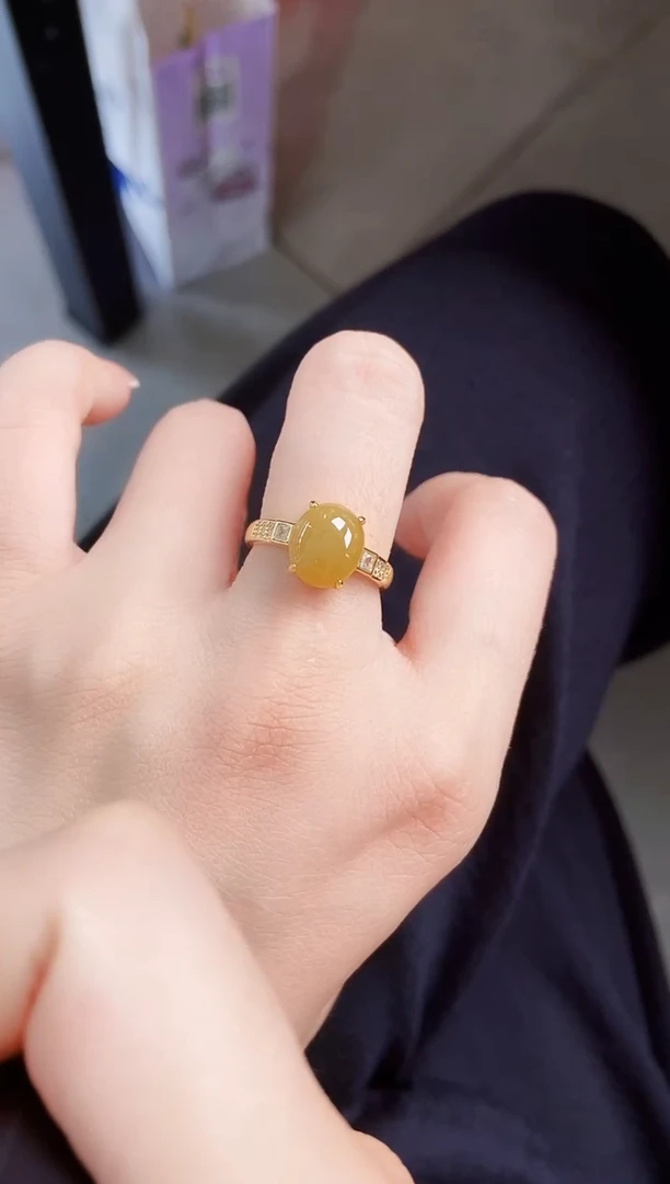 银S925镶嵌戒指翡翠21