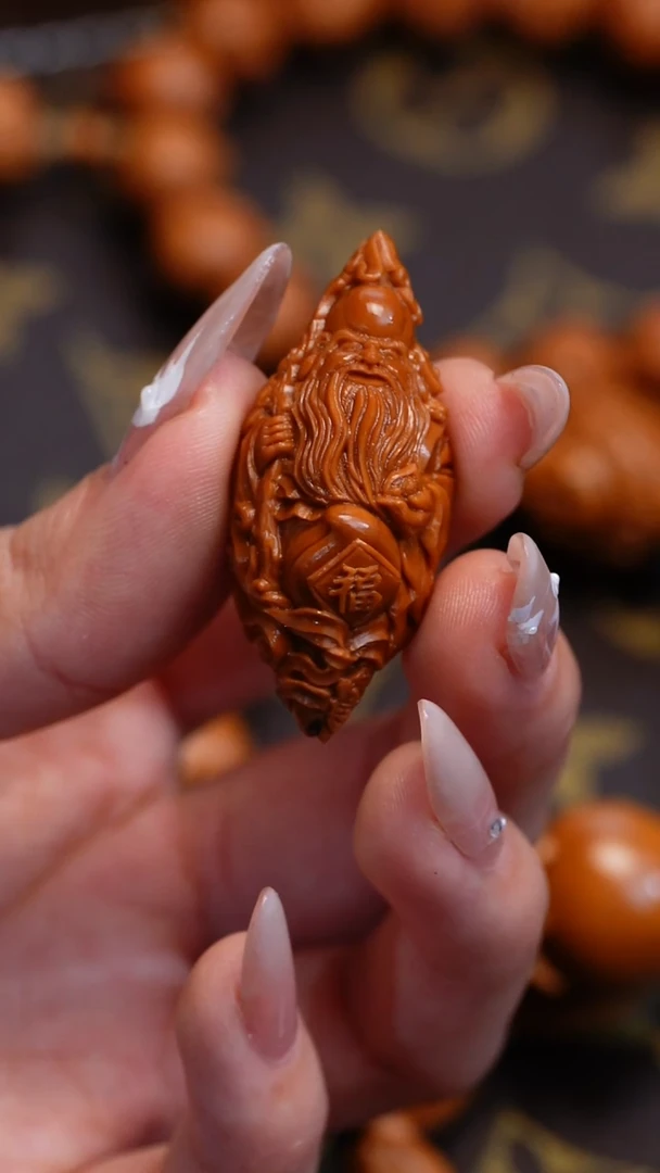 【闪购商品】橄榄核吊坠苏工橄榄核