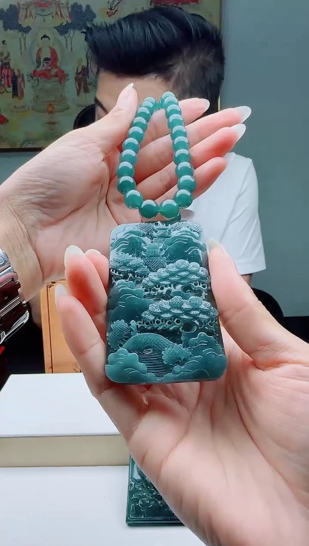 颈饰未镶嵌翡翠多样性发其一