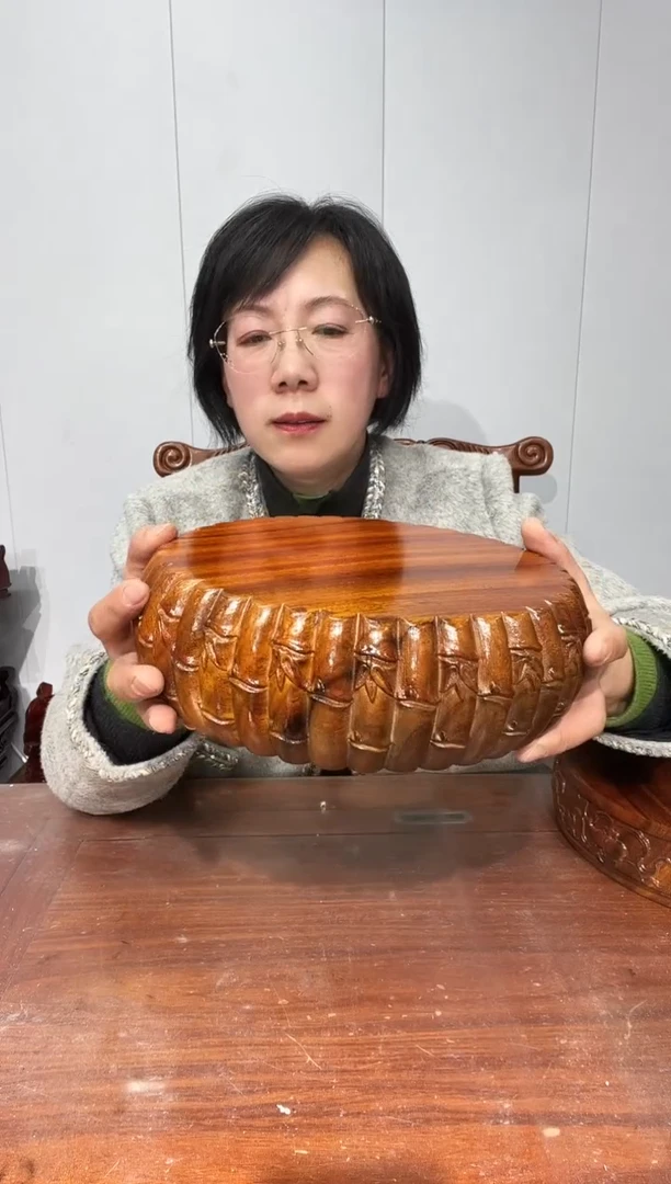 木乐**轩瑕疵处理老花节节高升23*26*8金瓜