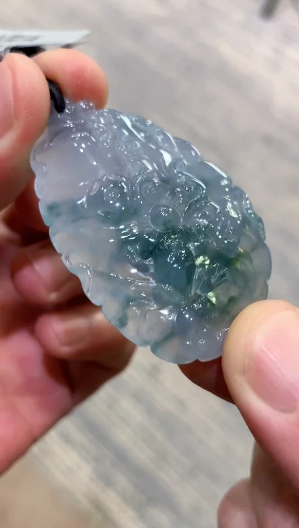 颈饰未镶嵌翡翠天然A货翡翠