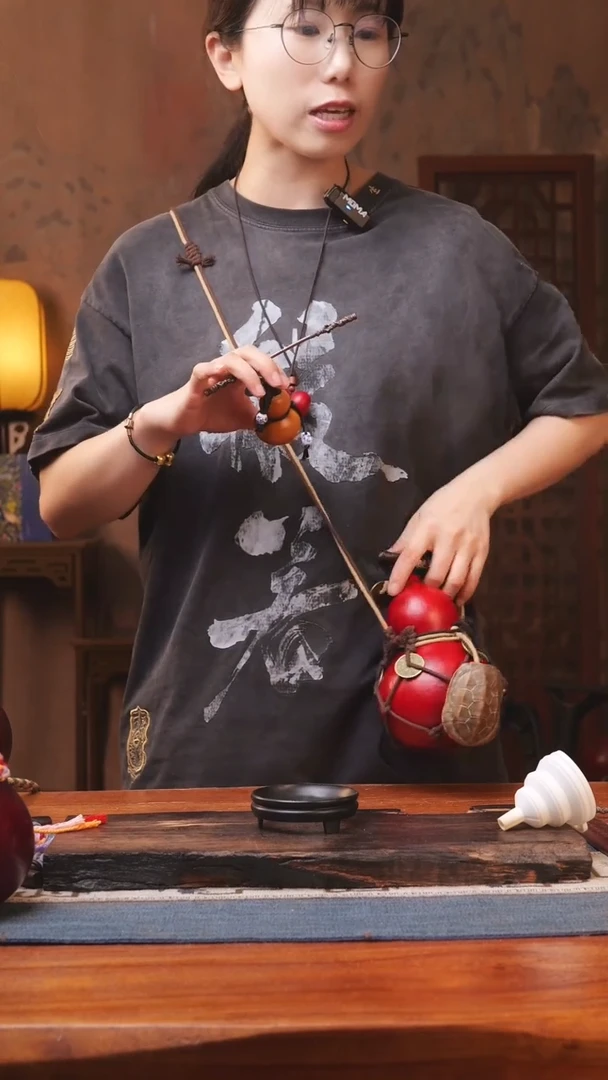 1908号精品大漆葫芦防腐防渗装水茶酒