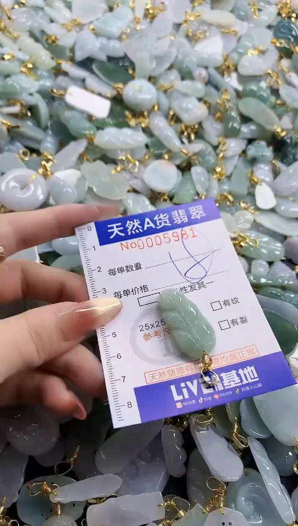 颈饰未镶嵌翡翠天然A货翡翠