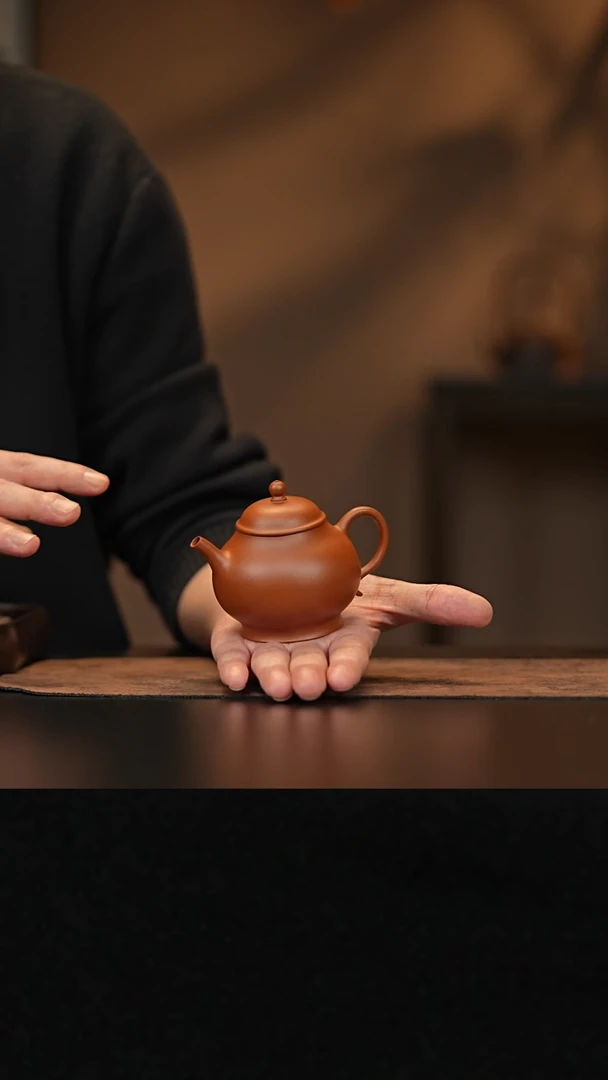 【闪购商品】紫砂茶壶允禾斋 朱泥 潘壶