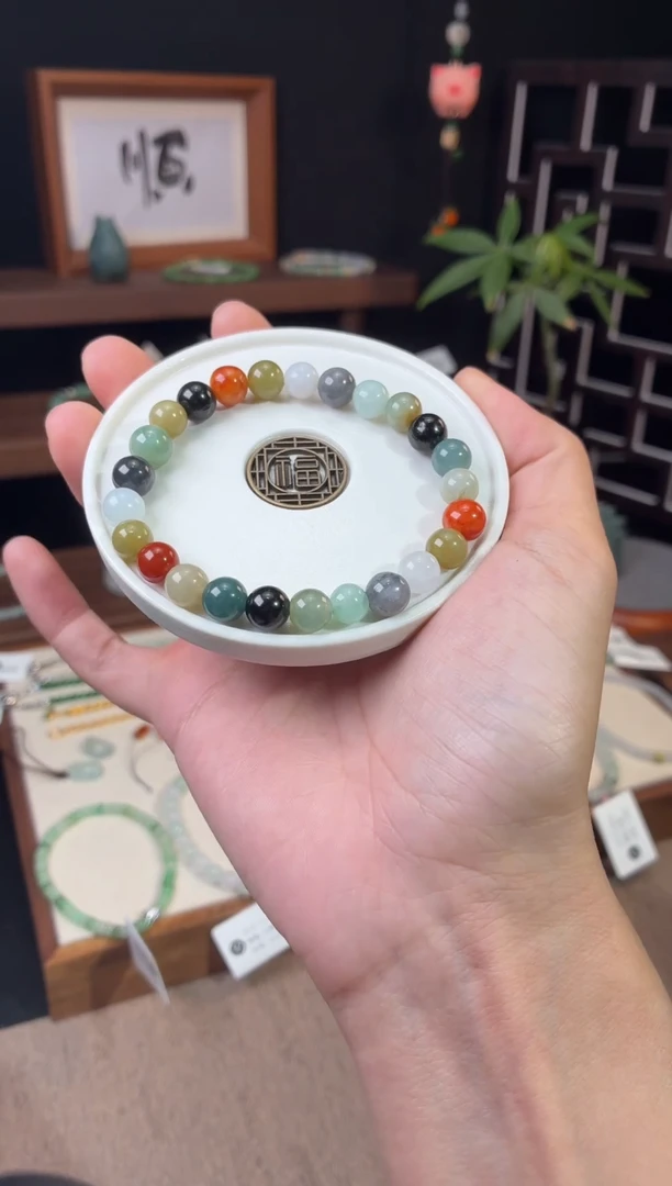 未镶嵌手串翡翠【福利品】天然A货翡翠手串