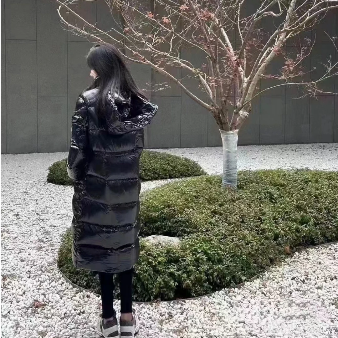 XINXIN 2025｜慕尼黑夜  黑色经典百搭男女同款冬季长款羽绒服