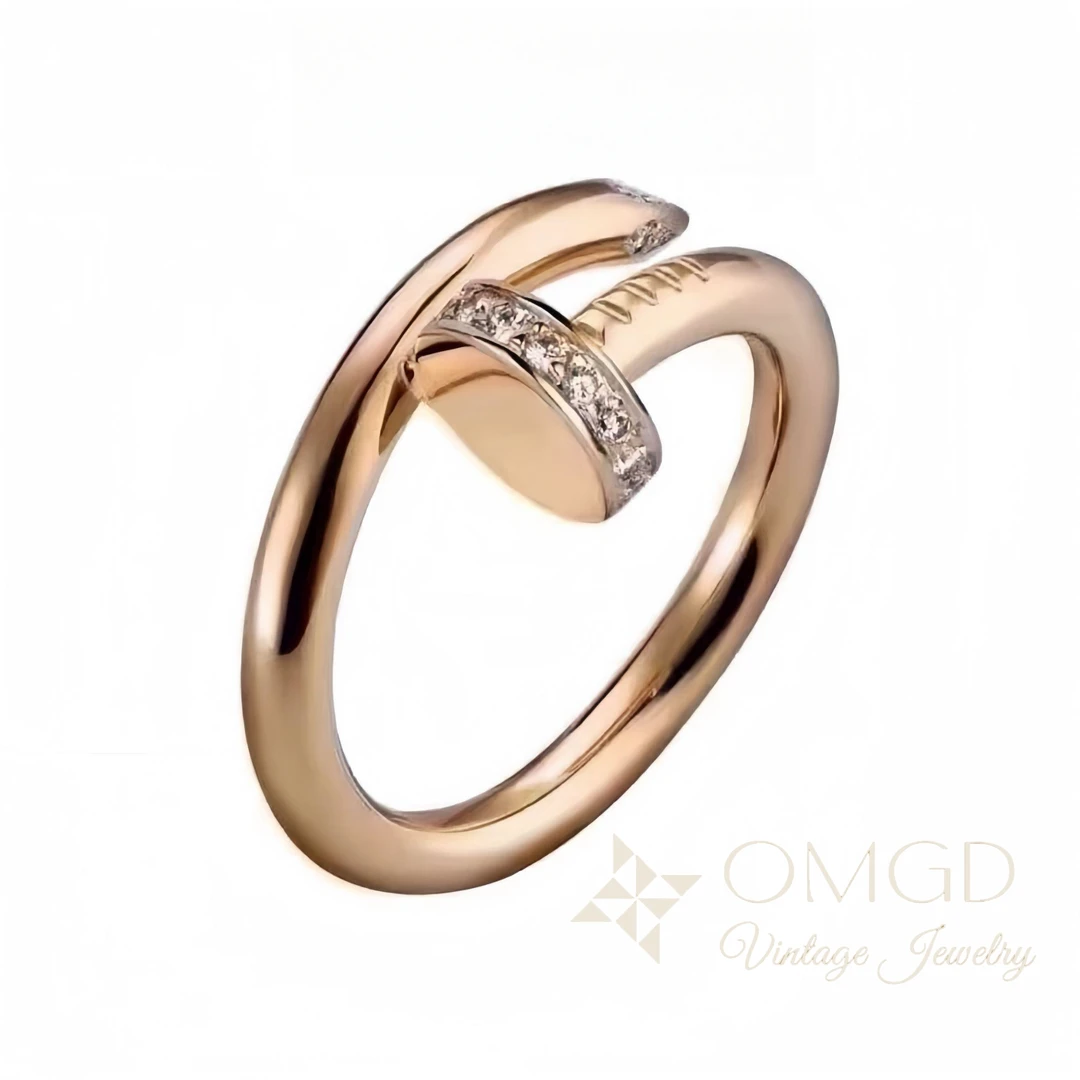 铜合金合成锆石戒指 【A1067】戒指 轻奢时尚设计款-DZ