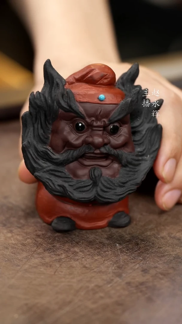 紫砂茶宠大头钟馗