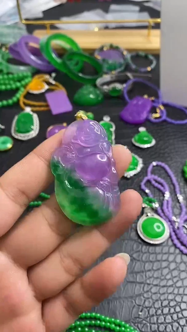 颈饰未镶嵌翡翠S053