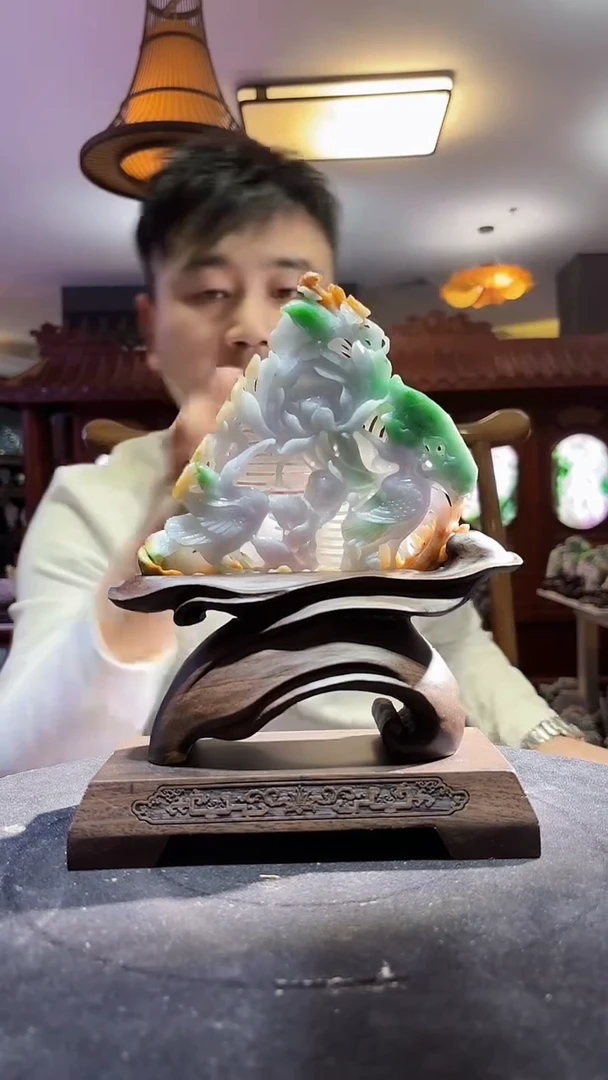 未镶嵌定制翡翠08/0102/C/鹤