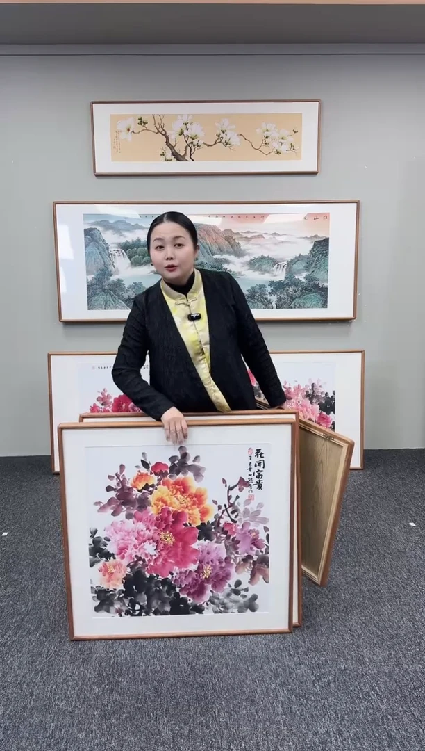 国画花开富贵80*80