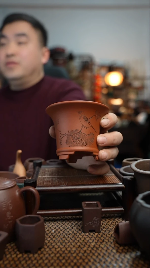 【闪购商品】紫砂花盆長木軒精品紫砂