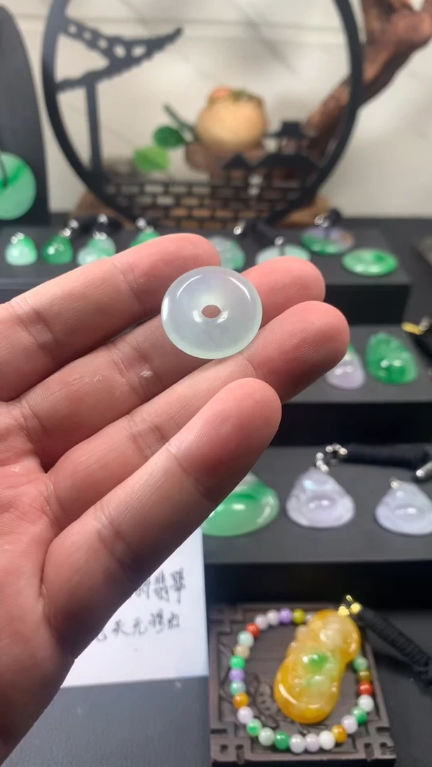 颈饰未镶嵌翡翠所见即所得，一图一物
