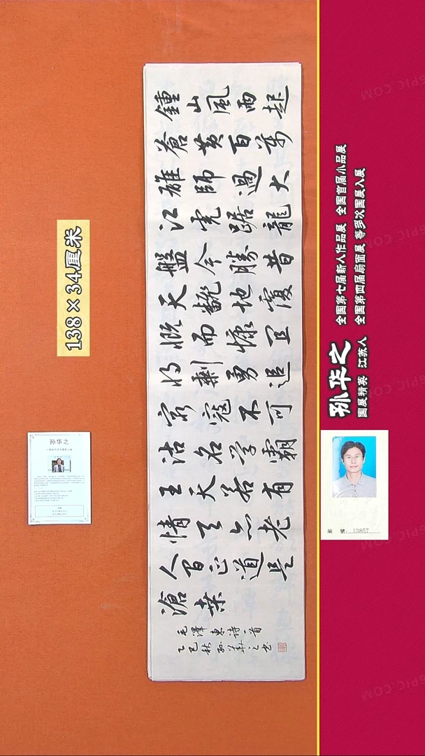 书法113R孙华之书法作品