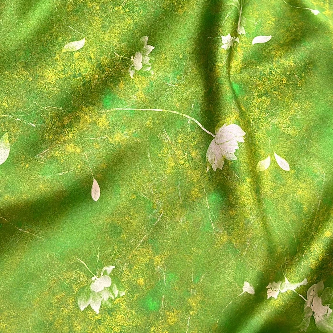 桑蚕丝丝绸 弹力段 窄幅（定制类产品，定制周期30-45天）