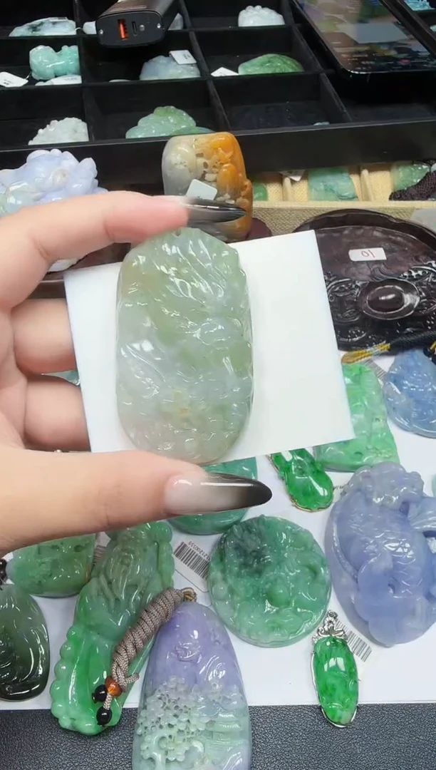 未镶嵌挂件翡翠天然a货翡翠123