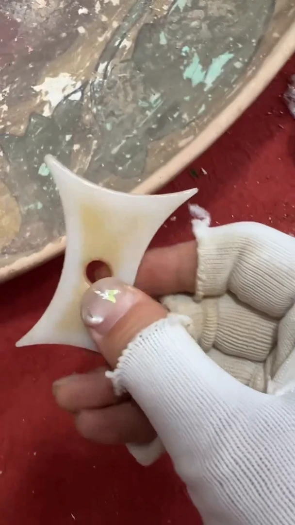 瓷片手工，手绘，陶瓷