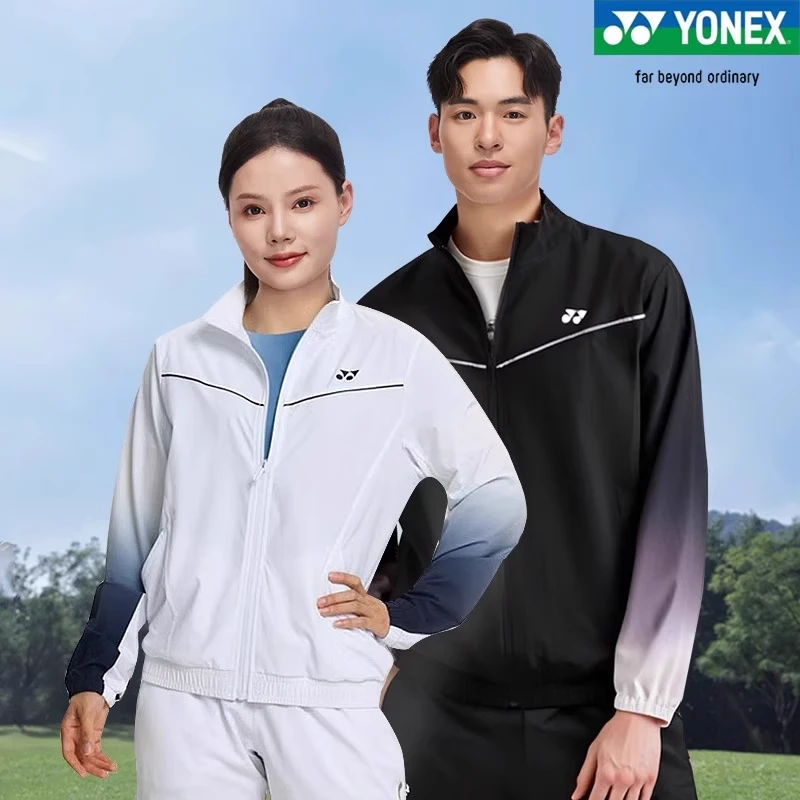 2025新款YONEX尤尼克斯羽毛球服外套男女运动上衣150015BCR