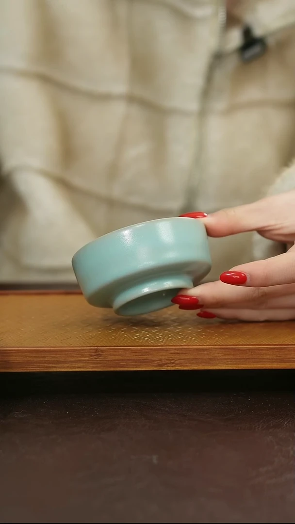 摆件瓷汝宋汝瓷原矿釉 福利杯