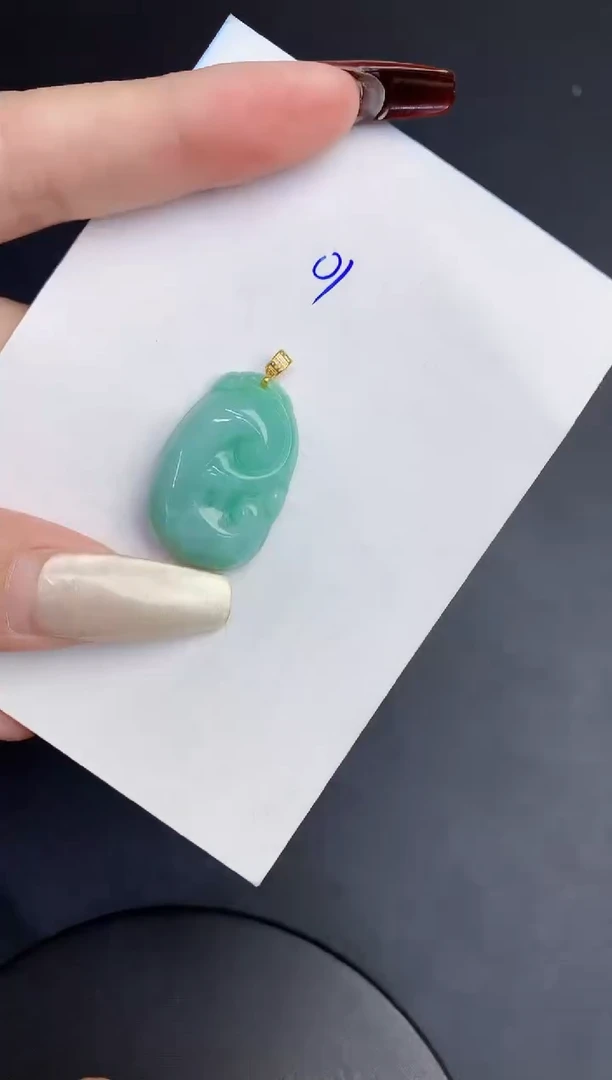 【闪购商品】翡翠颈饰18K金镶嵌0000000000