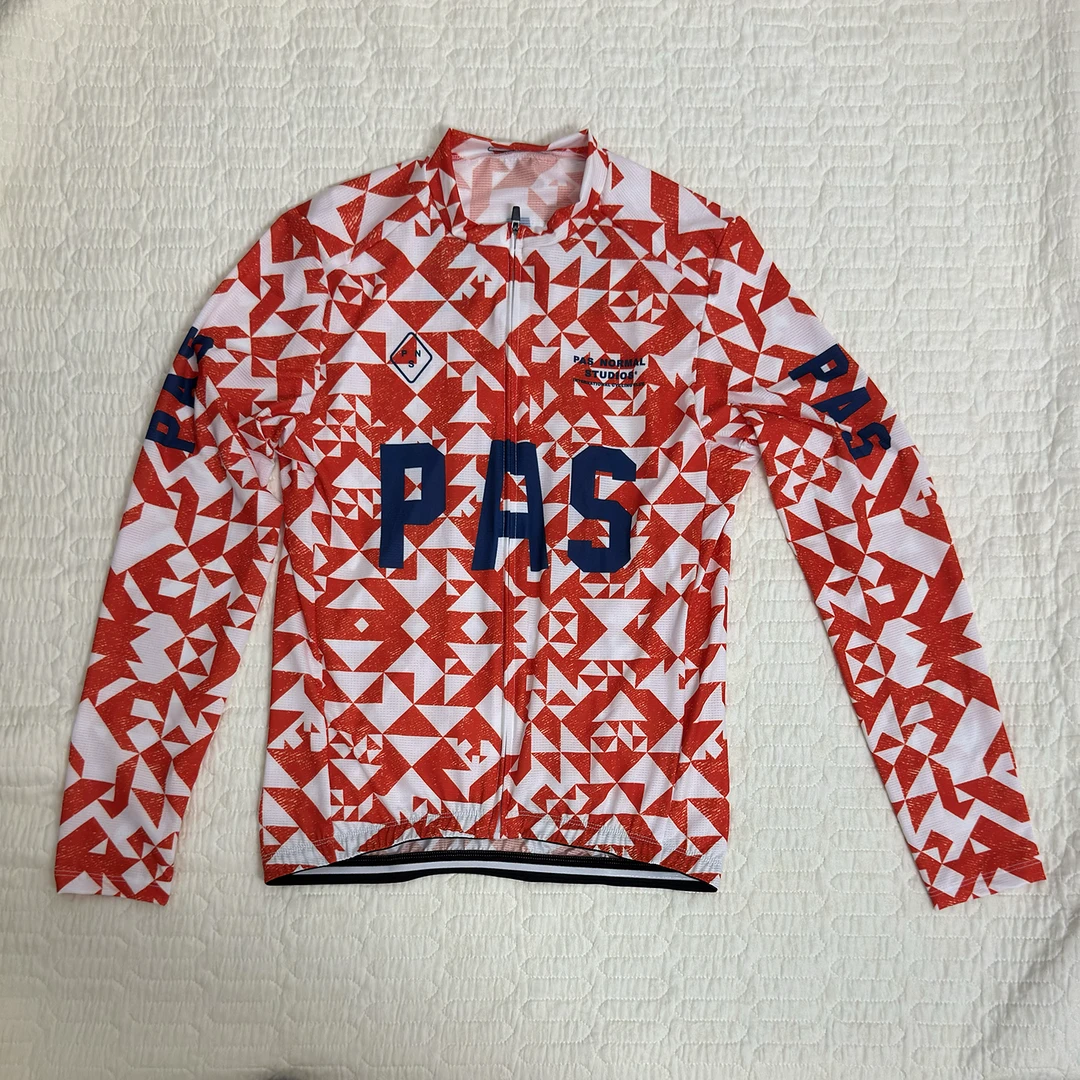 PAS男女款夏季长袖骑行服折纸色限量款透气速干薄款防晒