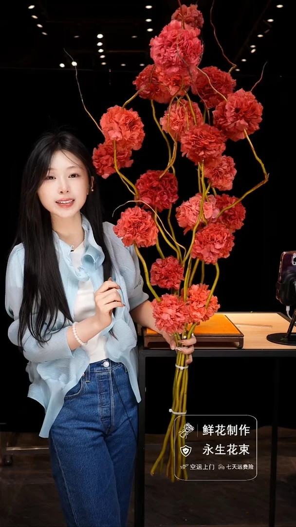 琉璃手工艺品手工花器花束空运包邮送货上门-以图片为准