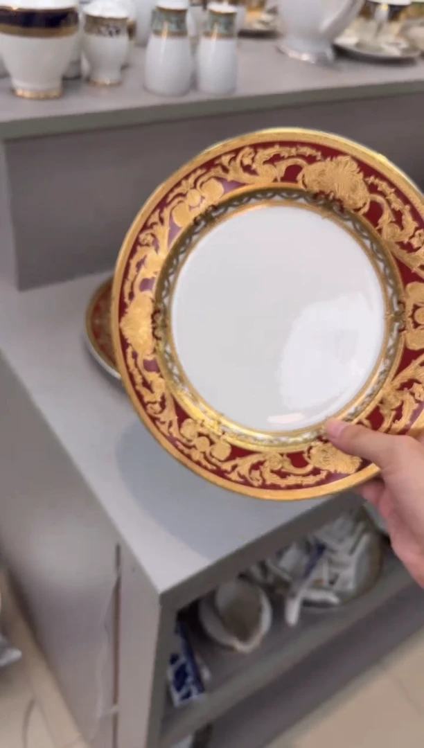 瓷片9英寸平盘 1个