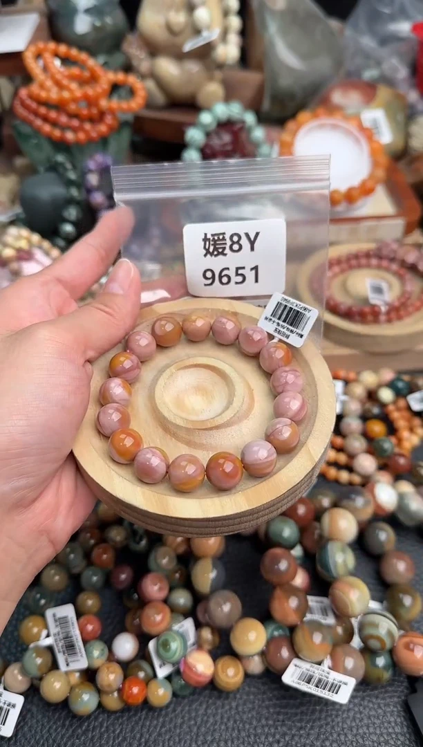 石英质玉未镶嵌手链8Y9651