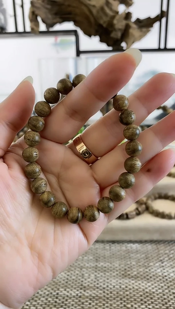 【闪购商品】沉香手串海南尖峰岭熟结老料9+MM手串