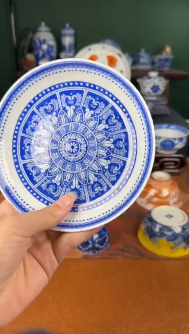 杯曼陀罗壶承 微瑕 不退不换 介意勿拍