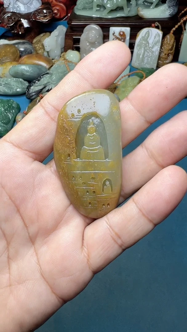 未镶嵌和田玉把件-