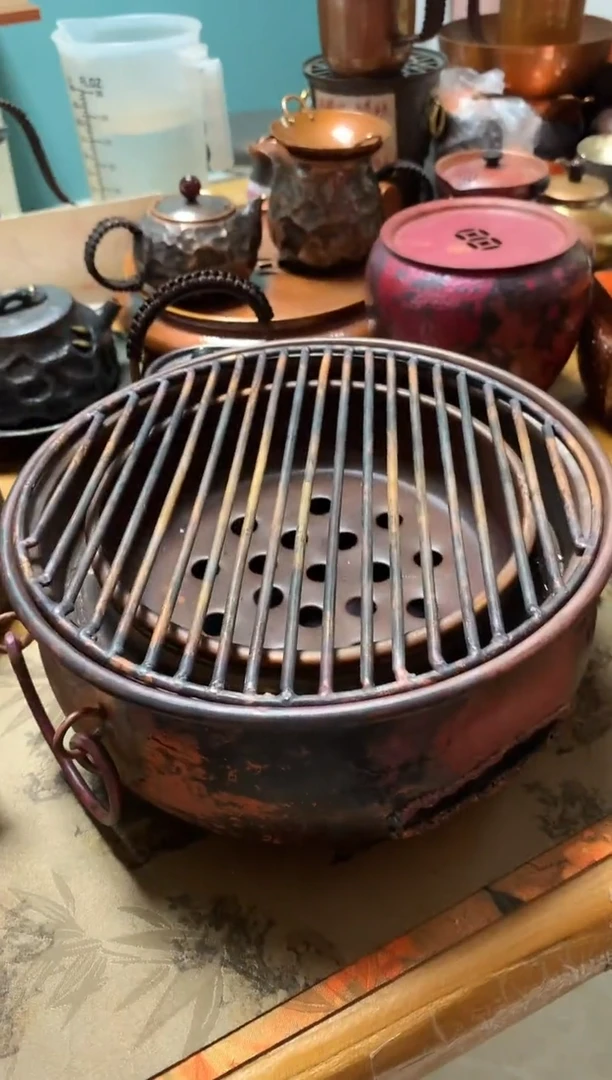塑料纯紫铜火烧红大号碳炉