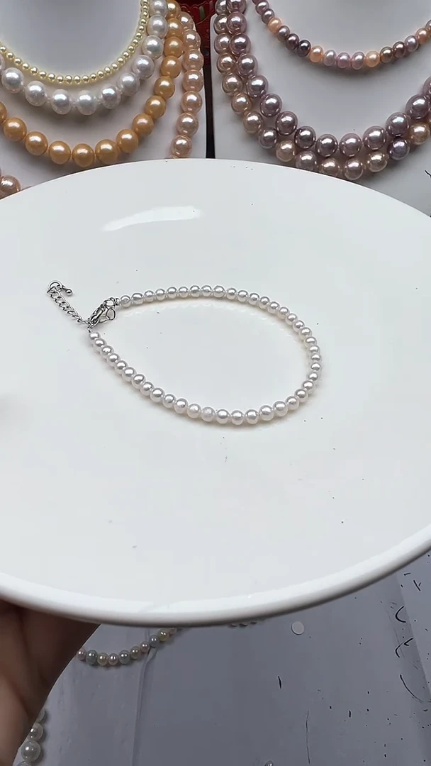 淡水珍珠未镶嵌颈饰1