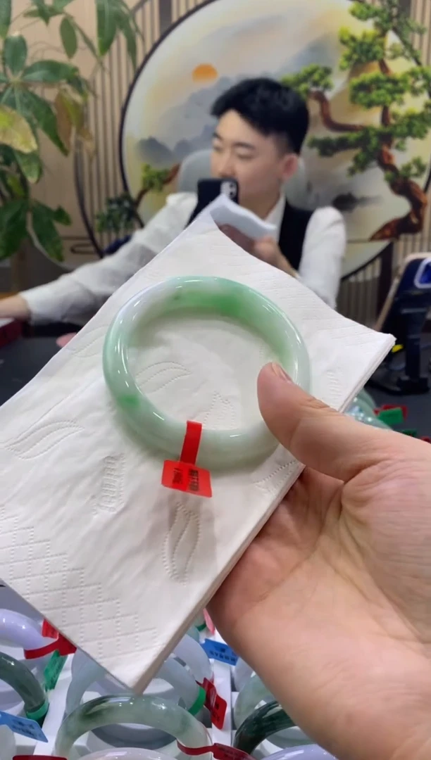 未镶嵌手镯翡翠0358