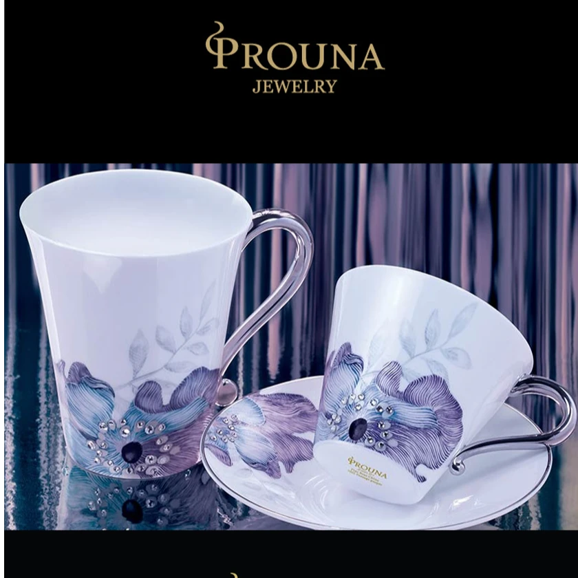 韩国原装进口-Corsage家用咖啡杯一套有3种颜色茶杯