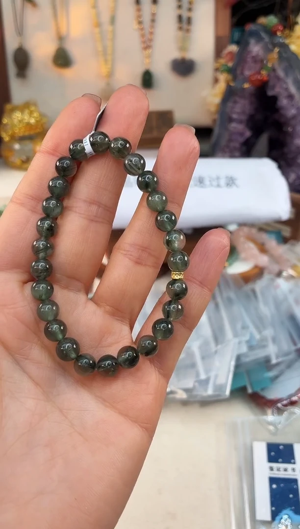 18K金镶嵌手链水晶@@E921B016829