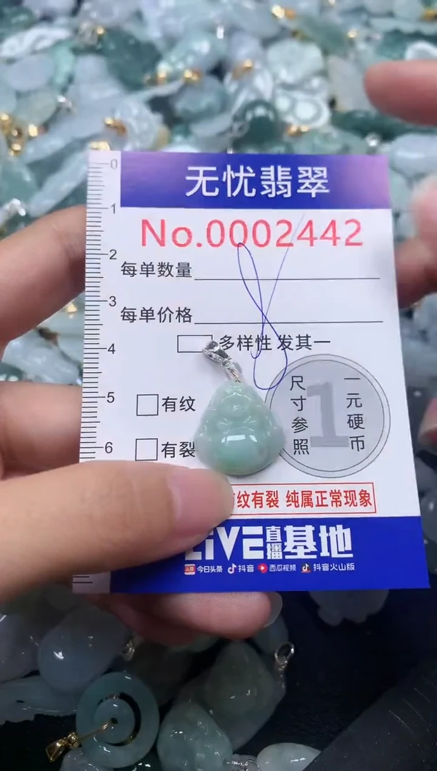 颈饰未镶嵌翡翠2442