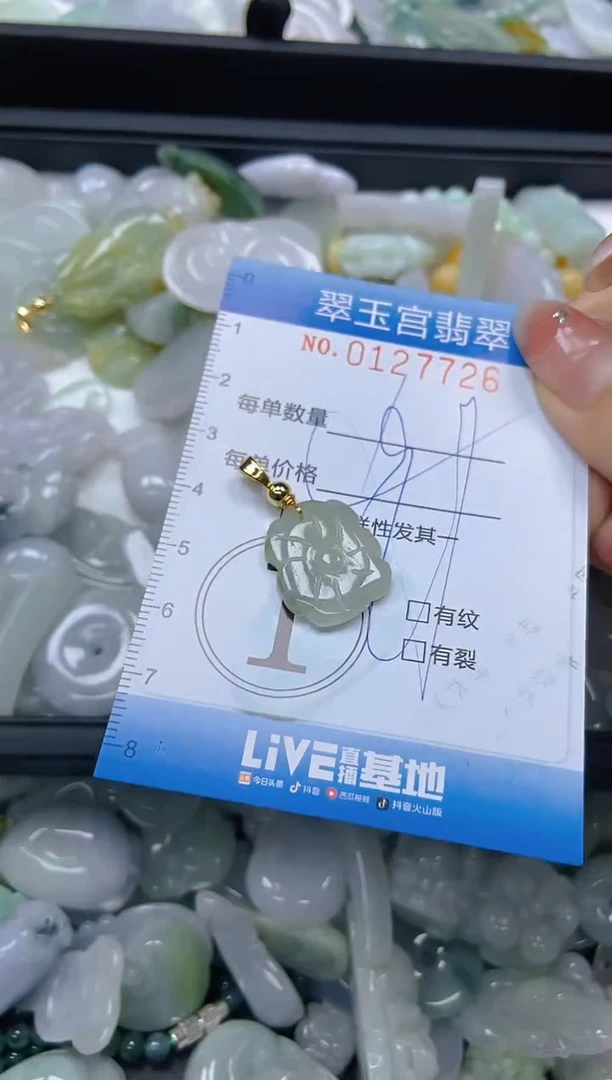 翡翠未镶嵌颈饰闪购0127726