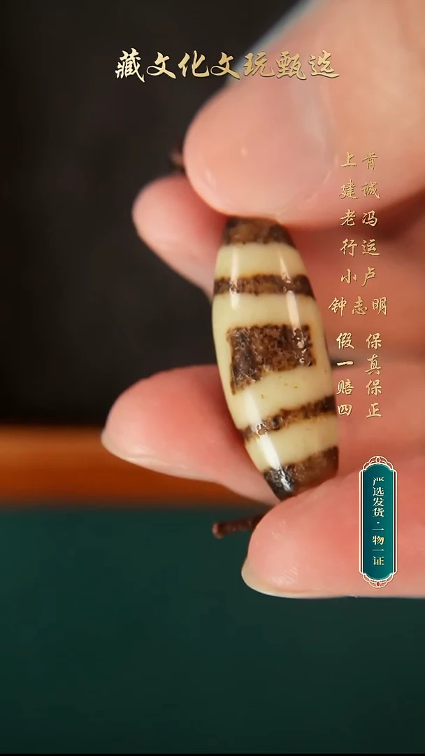 未镶嵌颈饰玛瑙/玉髓老冯牛角超顶一眼天地33.2*12.2