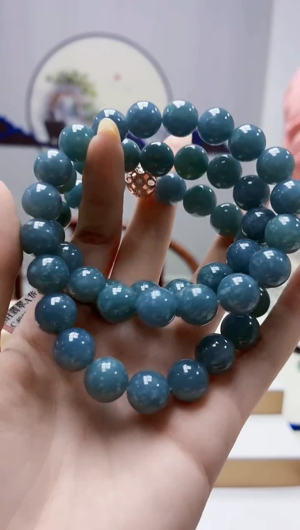 未镶嵌定制翡翠4852jw-毛货珠链32