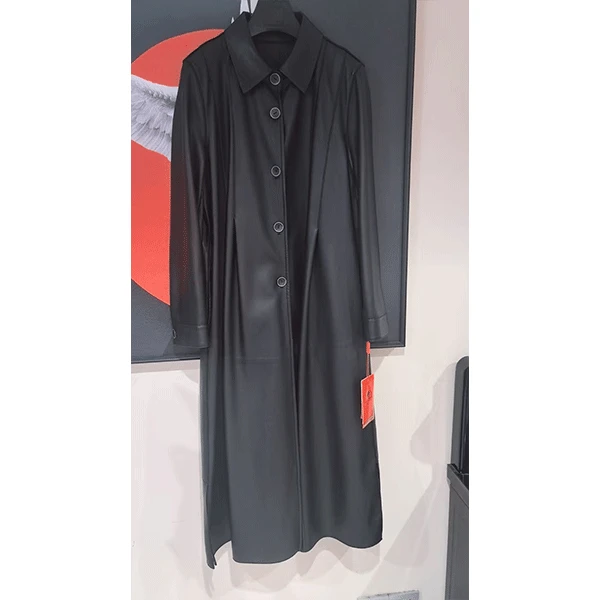 ZH2107 时尚气质女士复古休闲皮衣