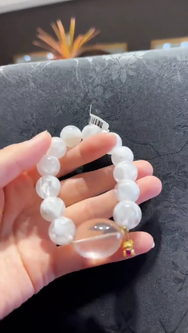 18K金镶嵌手串水晶珠宝原创