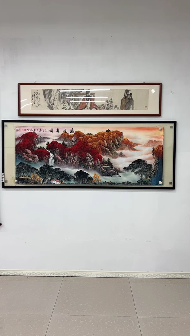 国画《鸿运当头》画芯未装裱180乘70