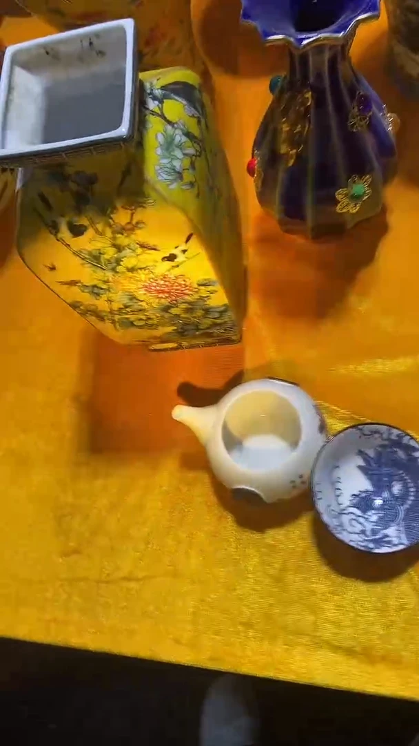 摆件瓷主播口述为主 （斗笠杯 单只）
