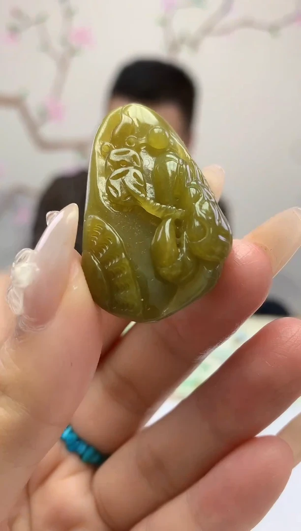 定制翡翠未镶嵌040xy-毛货莲花87